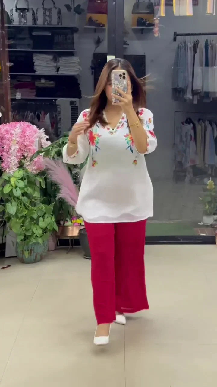 Womenโs Trendy Printed Co-Ord Fashion Set
