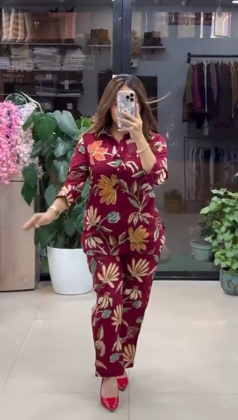 Sunshine Floral Premium Co-Ord Outfit Set
