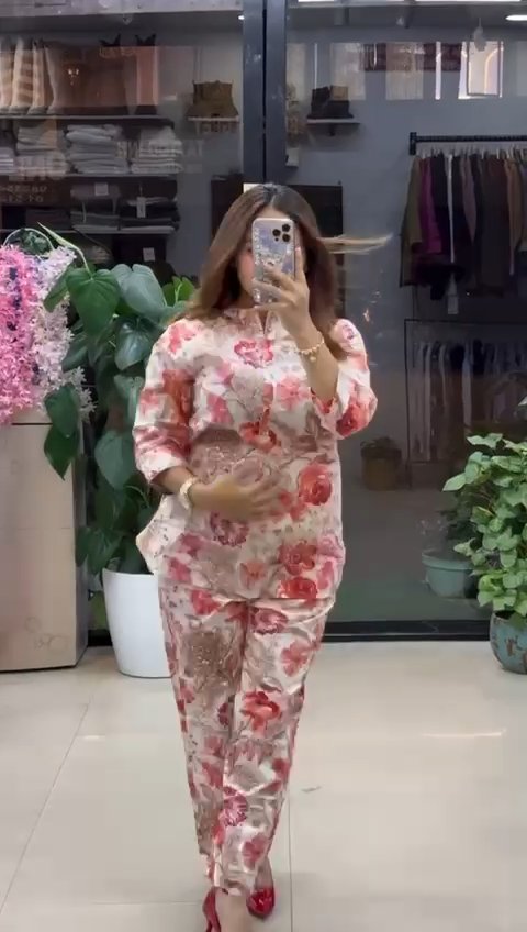 Sunshine Floral Premium Co-Ord Outfit Set